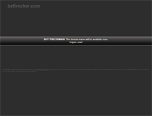 Tablet Screenshot of befinisher.com